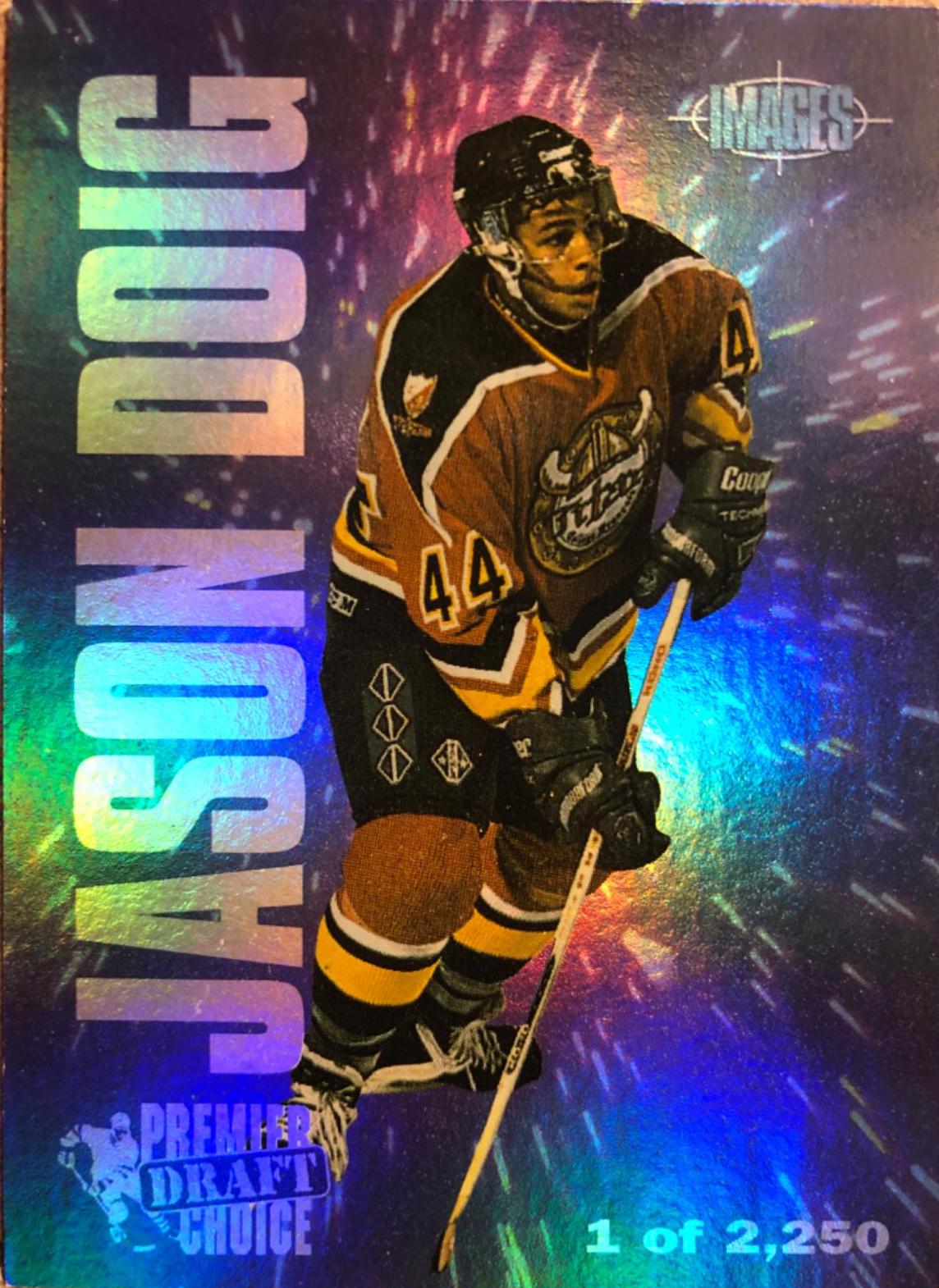 Jason Doig #pd9 Hockey Cards 1995 Classic Images Platinum Premier Draft Choice