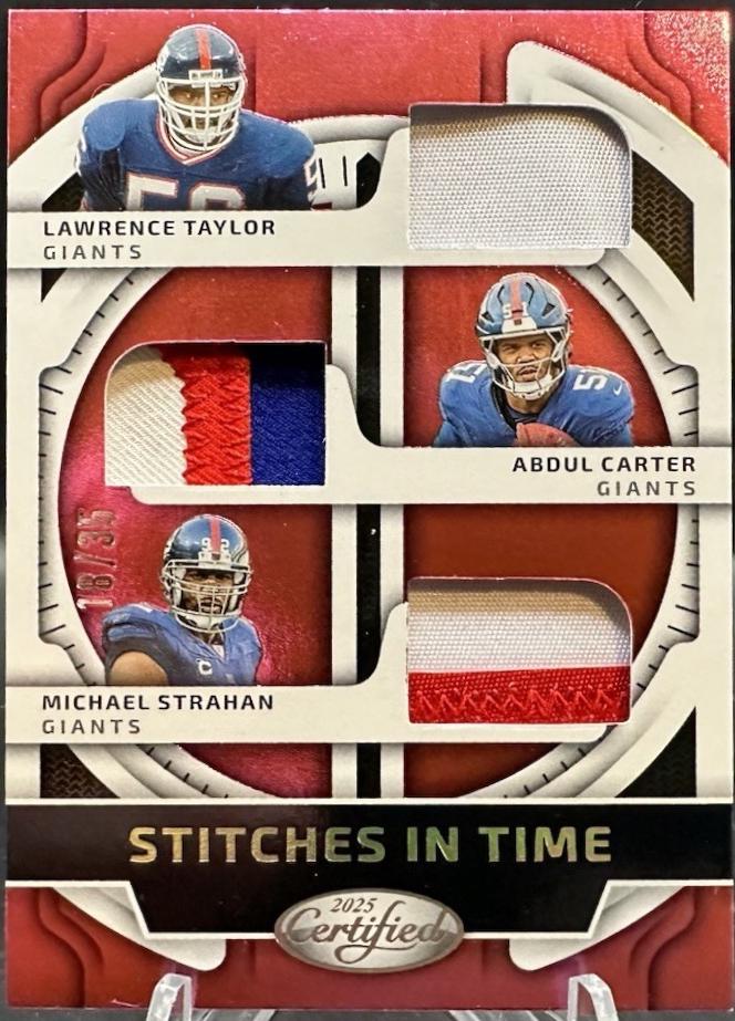 Lawrence Taylor / Abdul Carter / Michael Strahan [Pink] #SITT-LAM