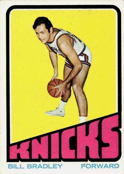 Bill Bradley #122 Basketball Cards 1972 Topps