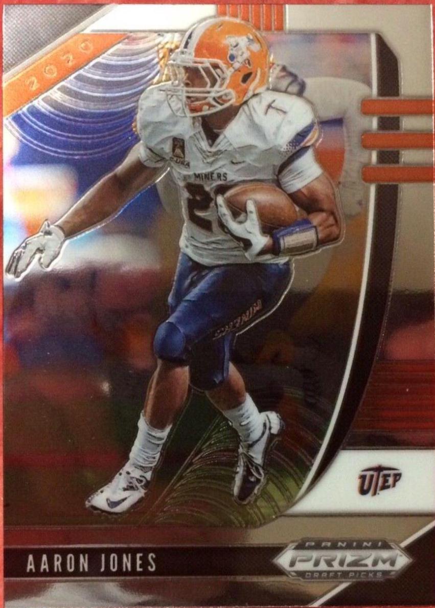 Aaron Jones #2 Football Cards 2020 Panini Prizm Draft Picks