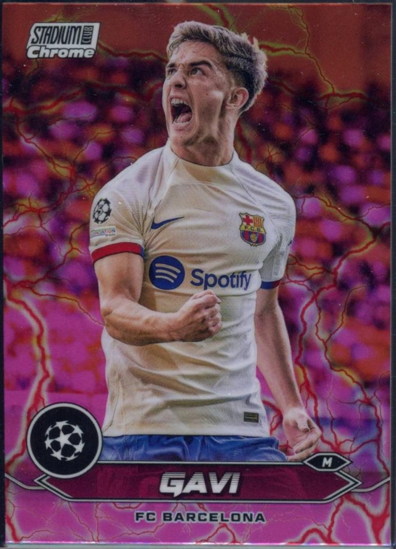 Gavi #6 2023 Topps Stadium Club Chrome UEFA