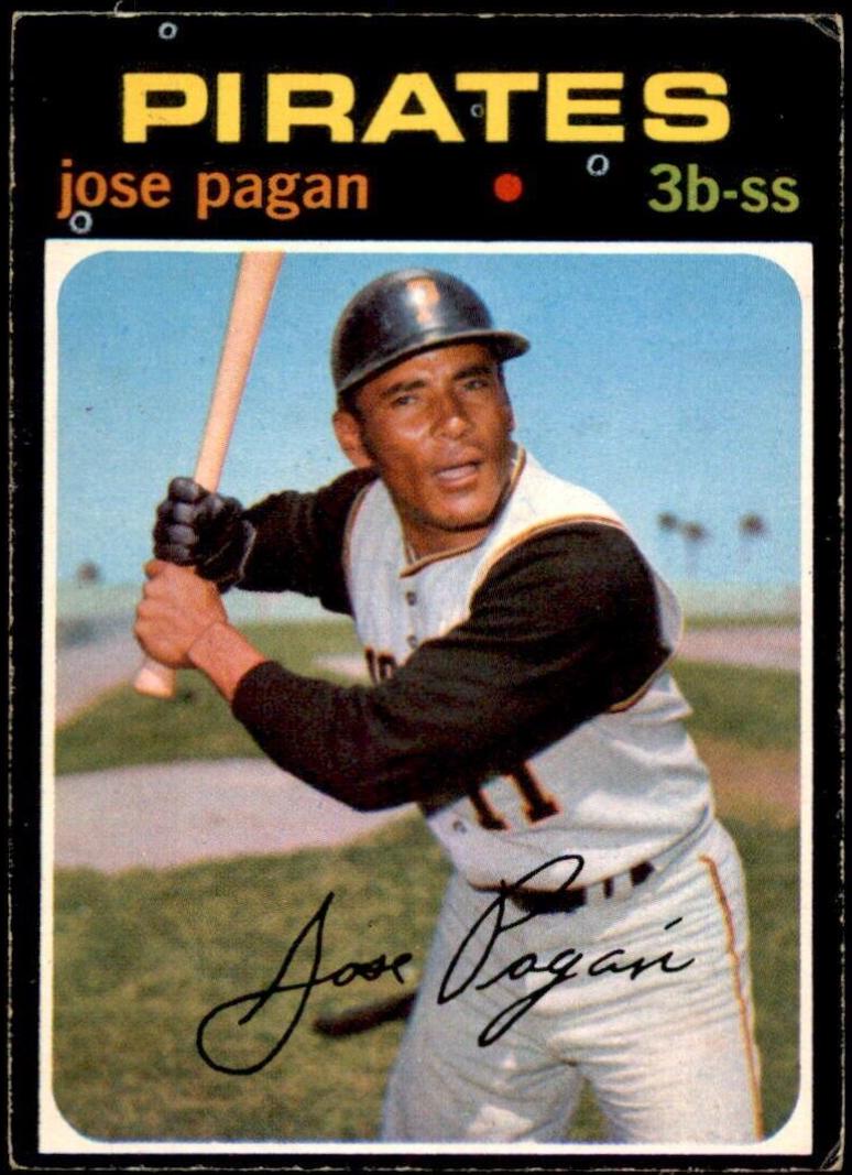Jose Pagan #282 1971 O-Pee-Chee Baseball