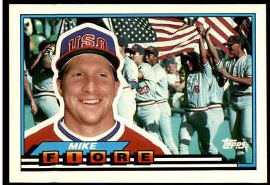 Mike Fiore #8 Baseball Cards 1989 Topps Big