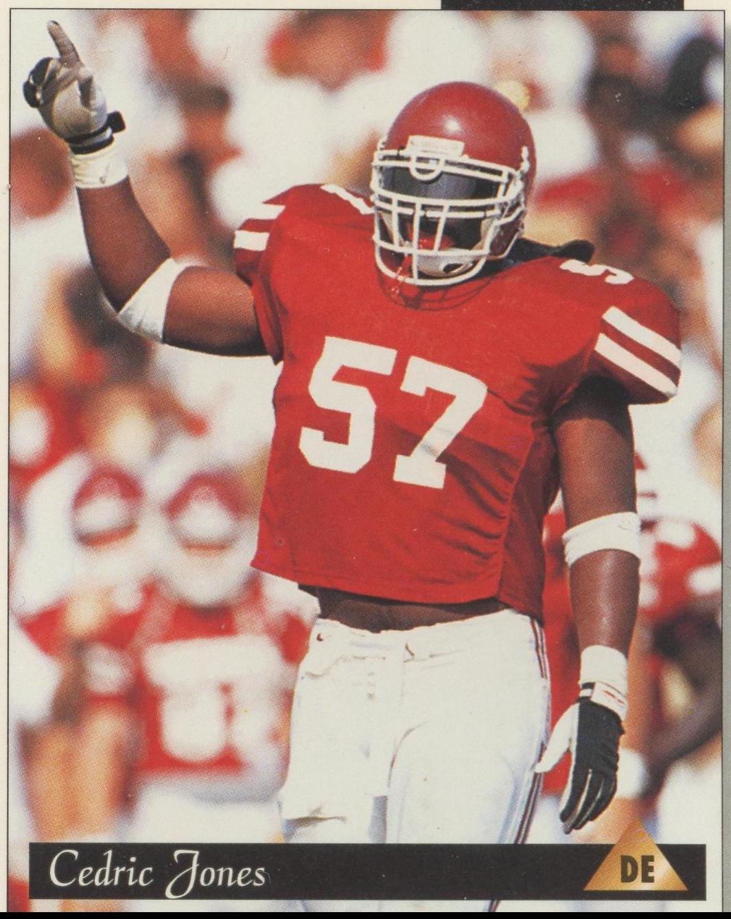 Cedric Jones #223 Football Cards 1996 Panini Score