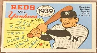 1939 Yankees, Reds
