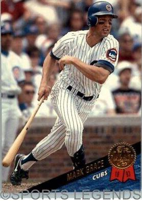 Mark Grace #198 Baseball Cards 1993 Leaf