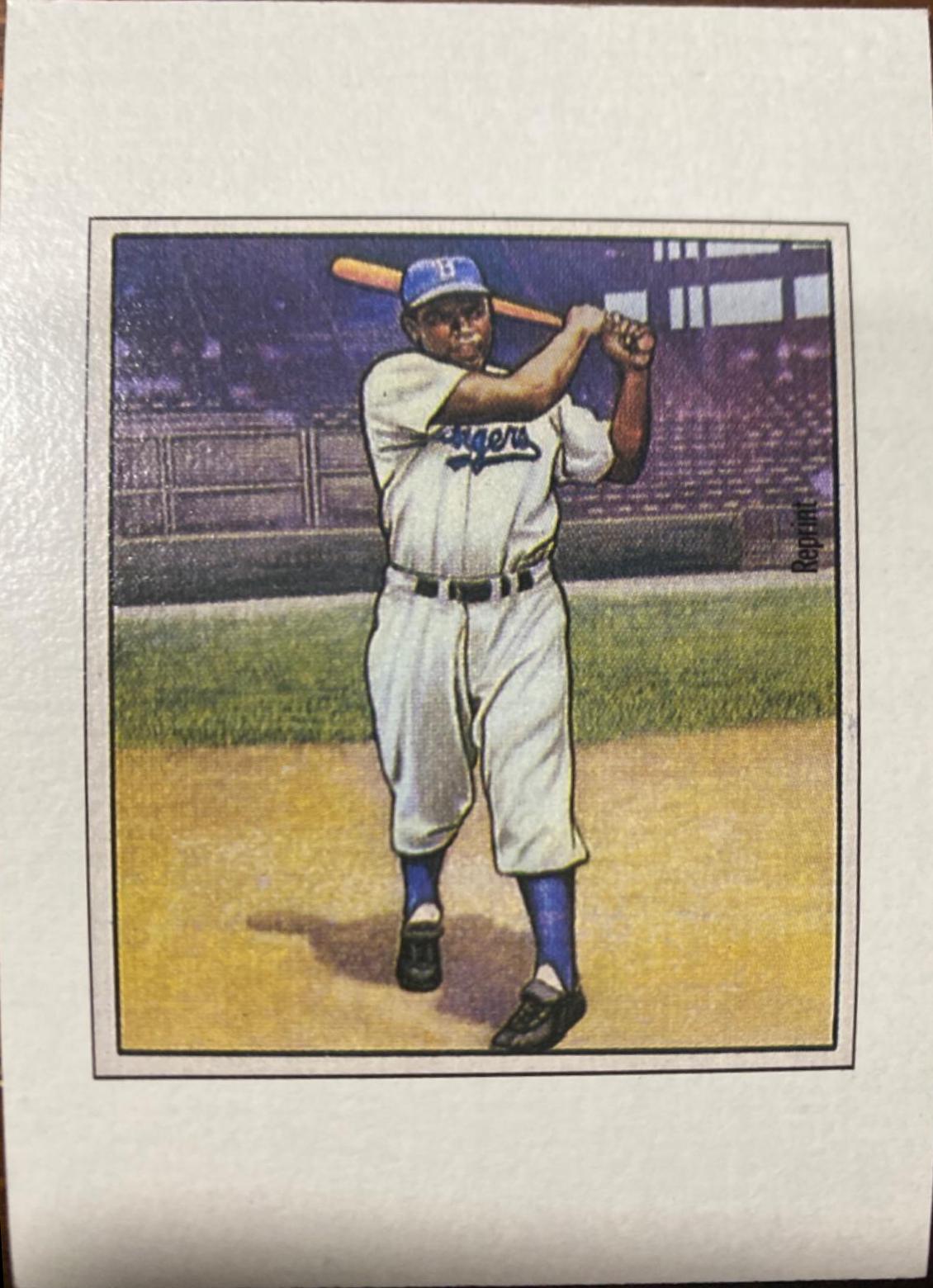 Jackie Robinson Baseball Cards 1989 Bowman Insert