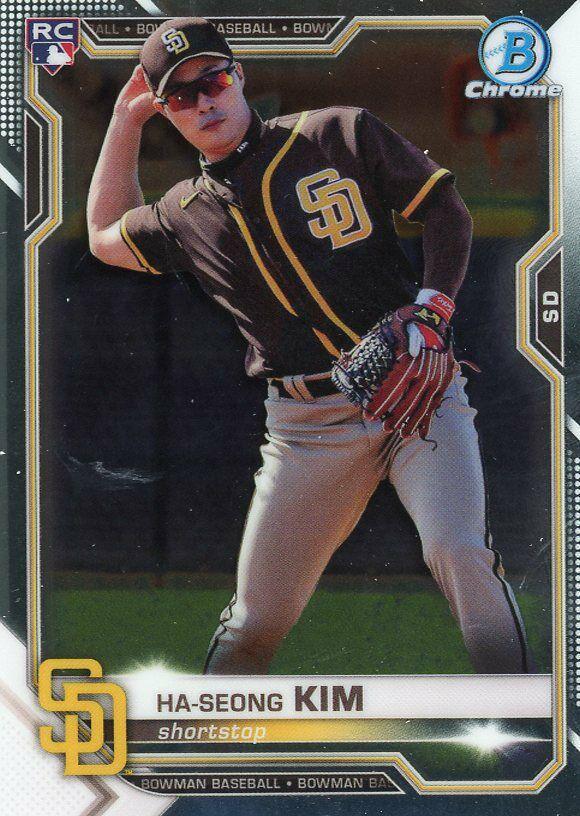 Ha Seong Kim #97 Baseball Cards 2021 Bowman Chrome
