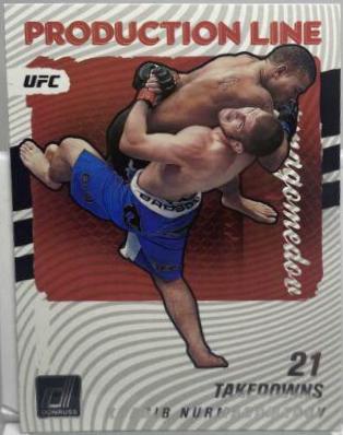 Khabib Nurmagomedov #5 Ufc Cards 2022 Panini Donruss UFC Production Line