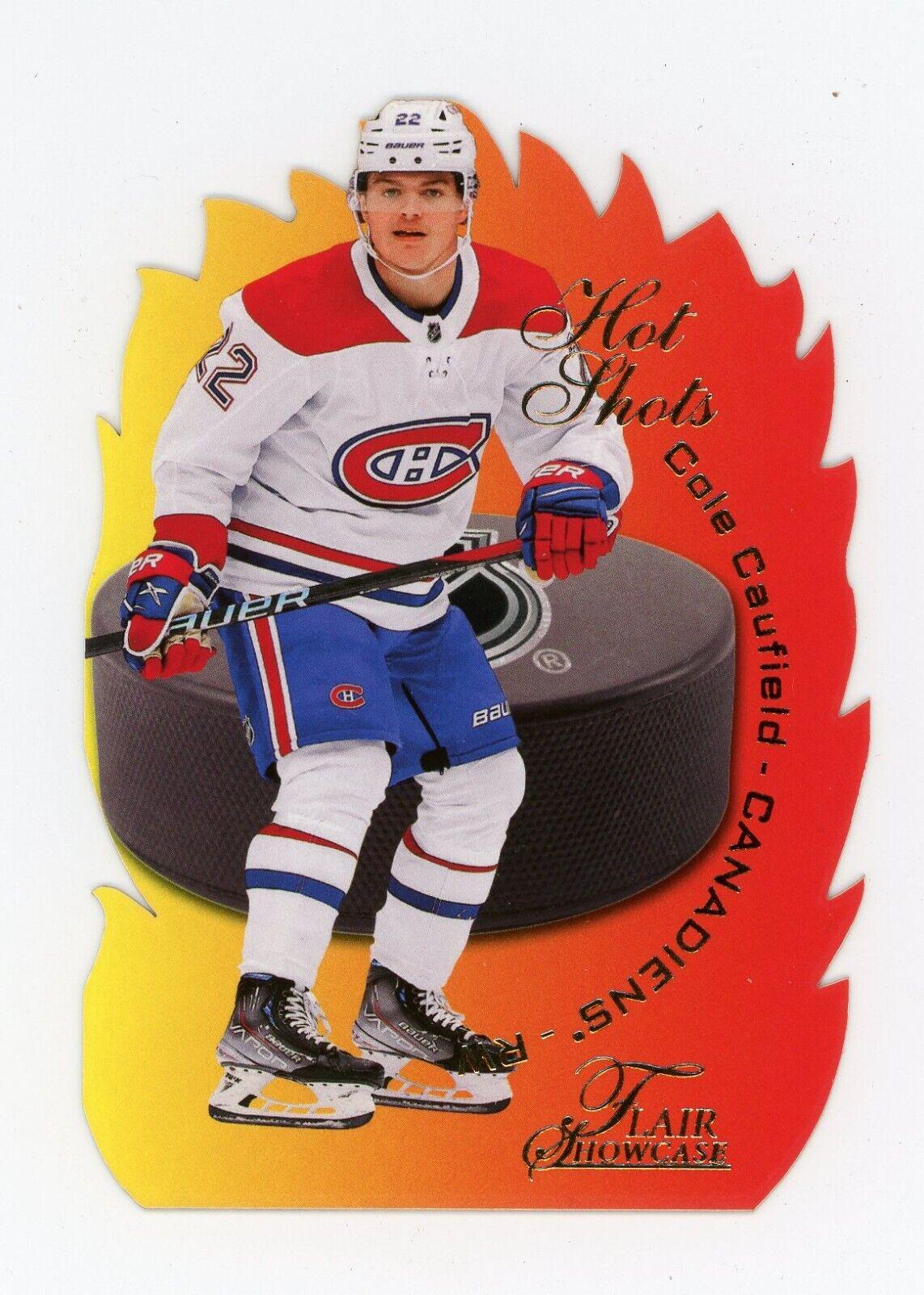 Cole Caufield #3HS Hockey Cards 2022 Skybox Metal Universe Hot Shots