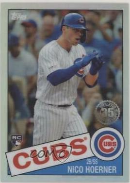Nico Hoerner #85TC-12 Baseball Cards 2020 Topps Chrome 1985