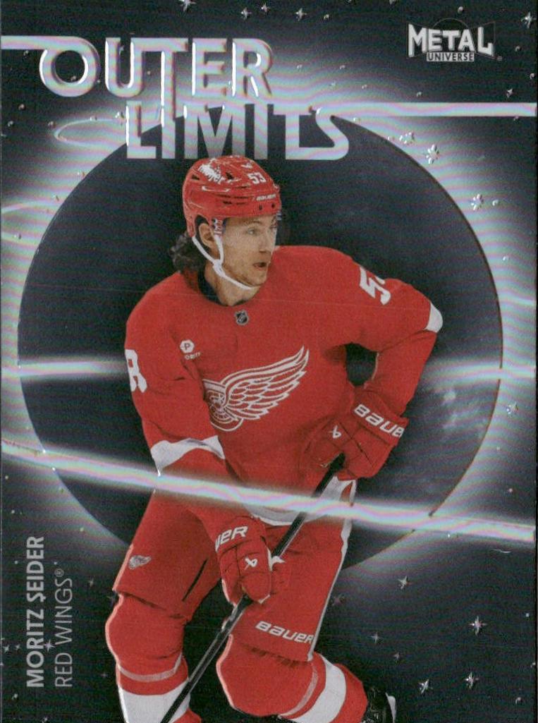 Moritz Seider #OL-33 2025-26 SkyBox Metal Universe Hockey Outer Limits