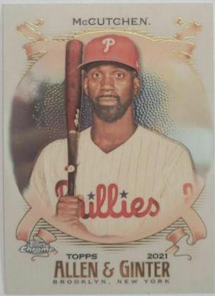 Andrew McCutchen #134 2021 Topps Allen & Ginter Chrome Baseball