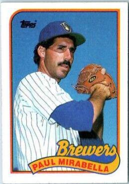 Paul Mirabella #192 Baseball Cards 1989 Topps
