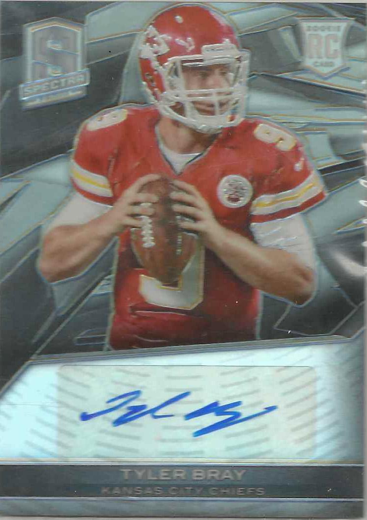 Tyler Bray #195 Football Cards 2013 Panini Spectra Rookie Signatures