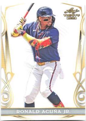 Ronald Acuna Jr. #50 2023 Leaf Trinity Baseball