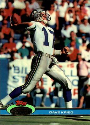Dave Krieg #19 Football Cards 1991 Stadium Club