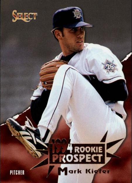 Mark Kiefer #380 Baseball Cards 1994 Select