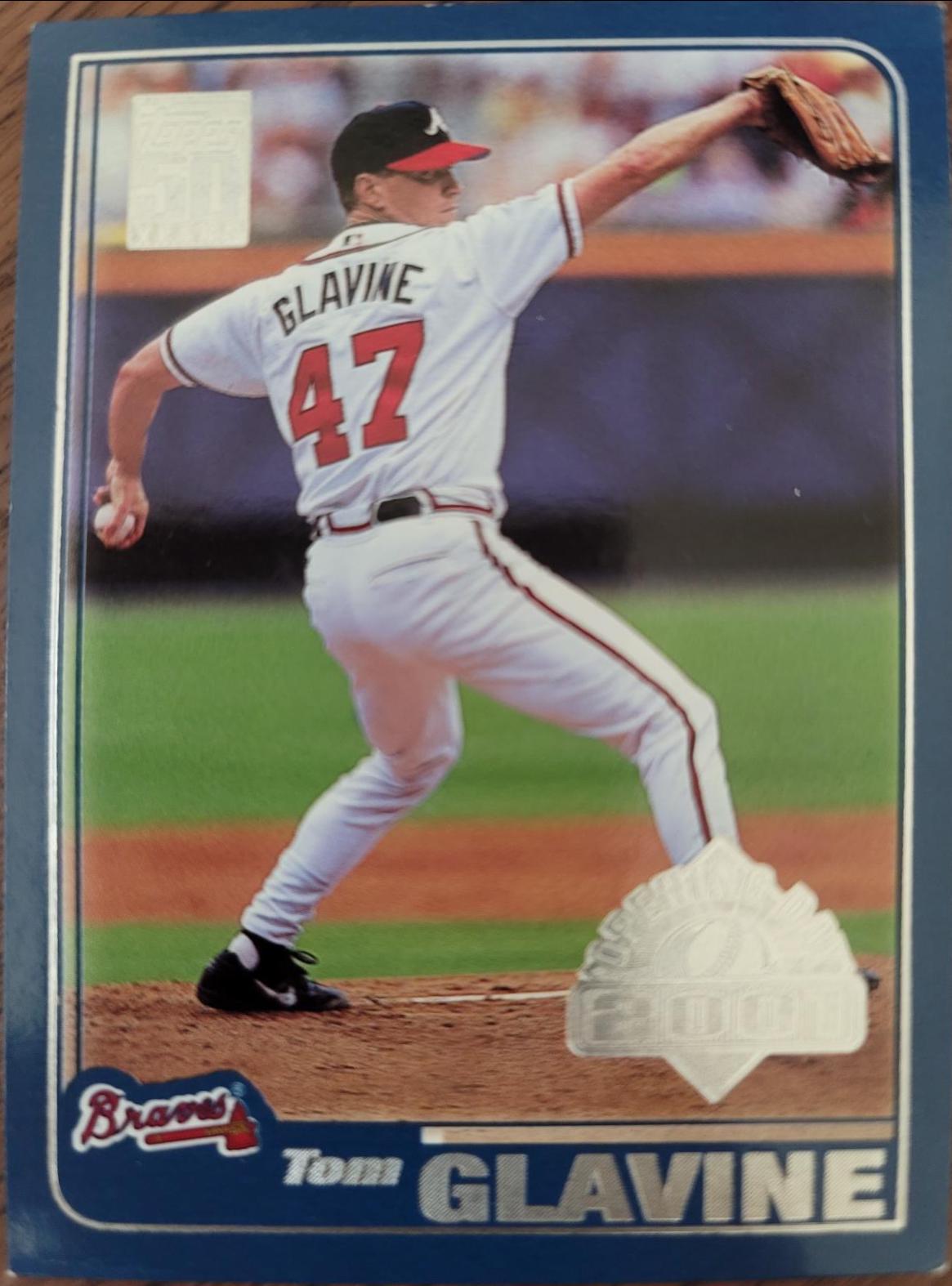 Tom Glavine #48 Baseball Cards 2001 Topps Opening Day