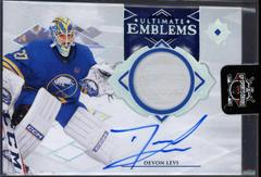 Devon Levi #UE-DL Hockey Cards 2023 Upper Deck Ultimate Collection Emblems Auto Rookie Prices