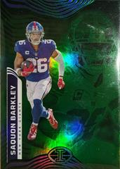 Saquon Barkley [Emerald] #74 Football Cards 2022 Panini Illusions Prices