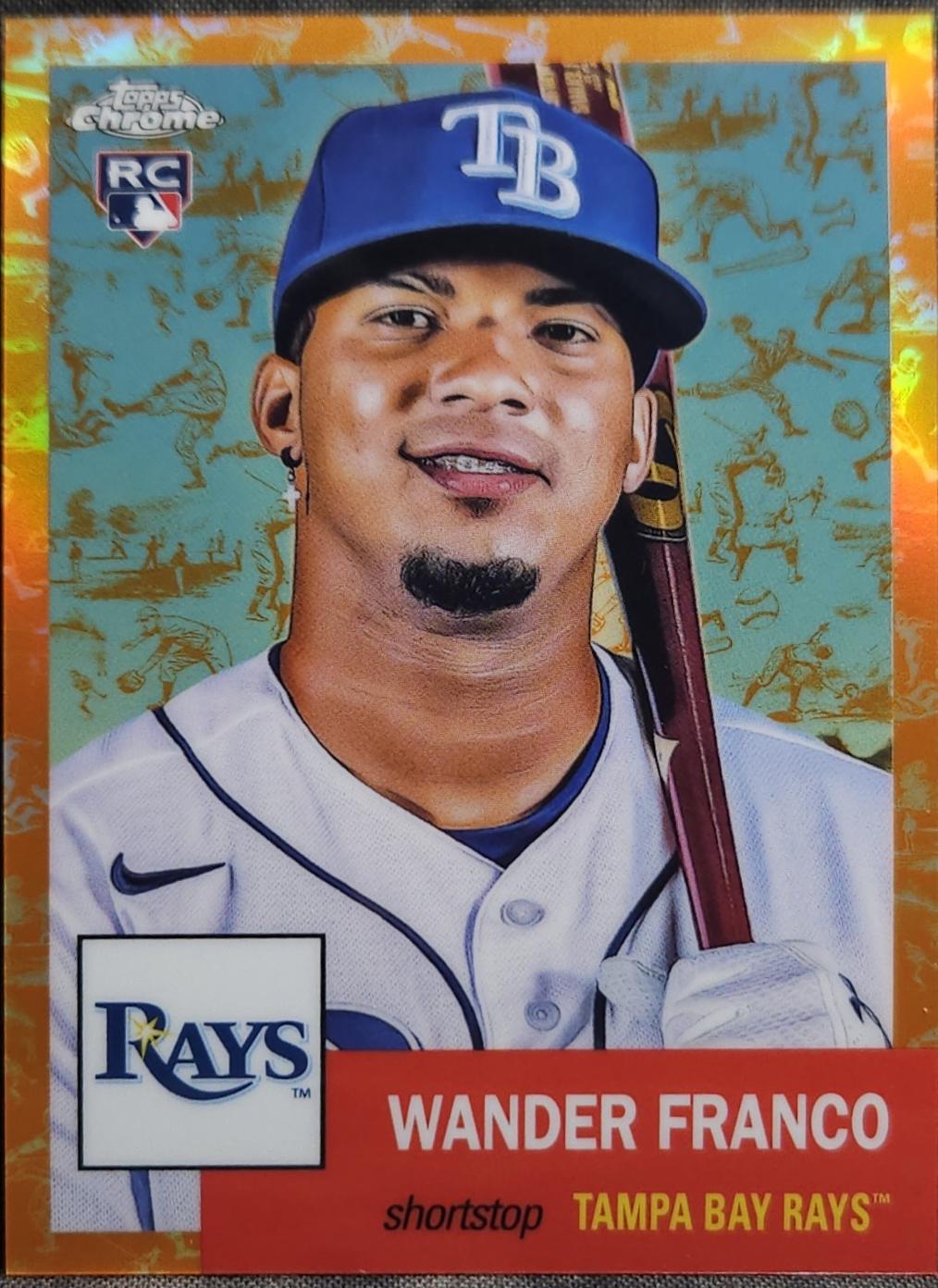 Wander Franco [Toile White Orange] #35