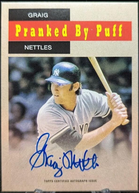 Graig Nettles #58WA-GN Baseball Cards 2024 Topps Archives 1958 TV Westerns Autograph Variation