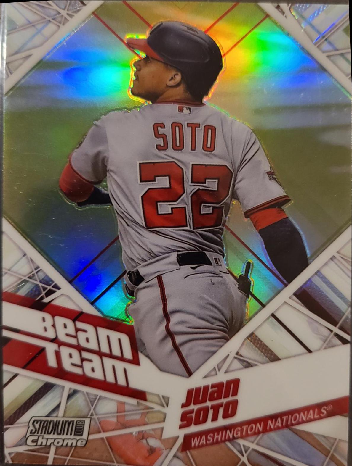 Juan Soto #BTC-13 Baseball Cards 2021 Stadium Club Chrome Beam Team