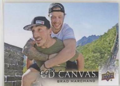 Brad Marchand #C125 Hockey Cards 2018 Upper Deck Canvas