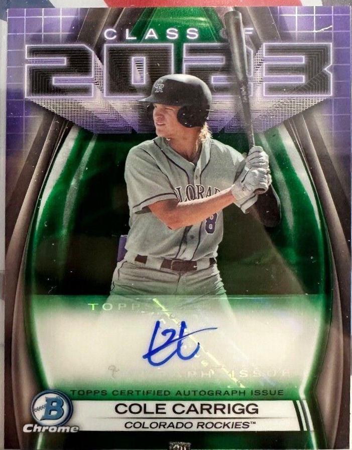 Cole Carrigg [Green] #23A-CC