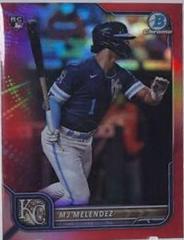 MJ Melendez [Red] #25 Baseball Cards 2022 Bowman Chrome Prices