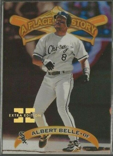 Albert Belle #41 Baseball Cards 1998 Sports Illustrated Then & Now