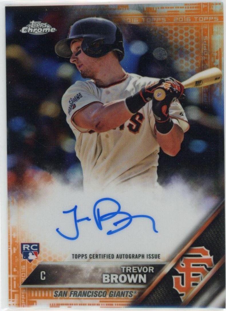 Trevor Brown [Orange Refractor] #RA-TB