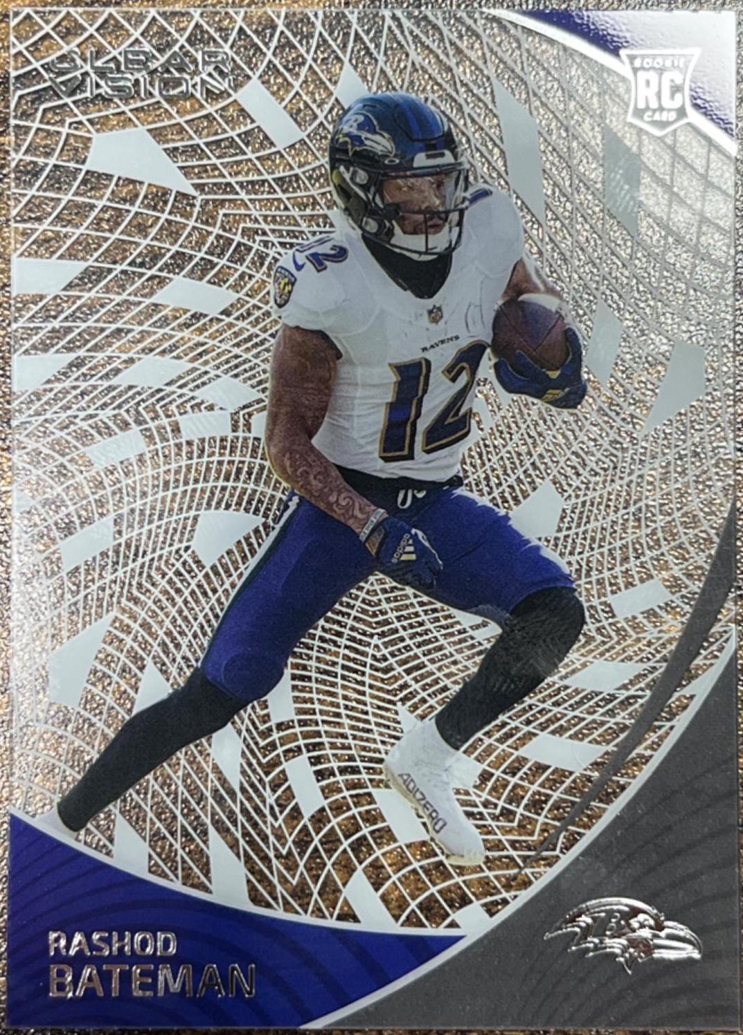 Rashod Bateman #CVR-16 Football Cards 2021 Panini Chronicles Clear Vision Rookies