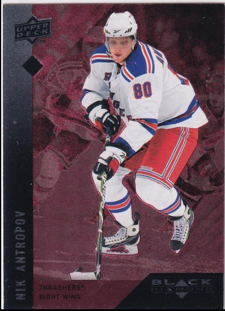 Nik Antropov #26 Hockey Cards 2009 Upper Deck Black Diamond