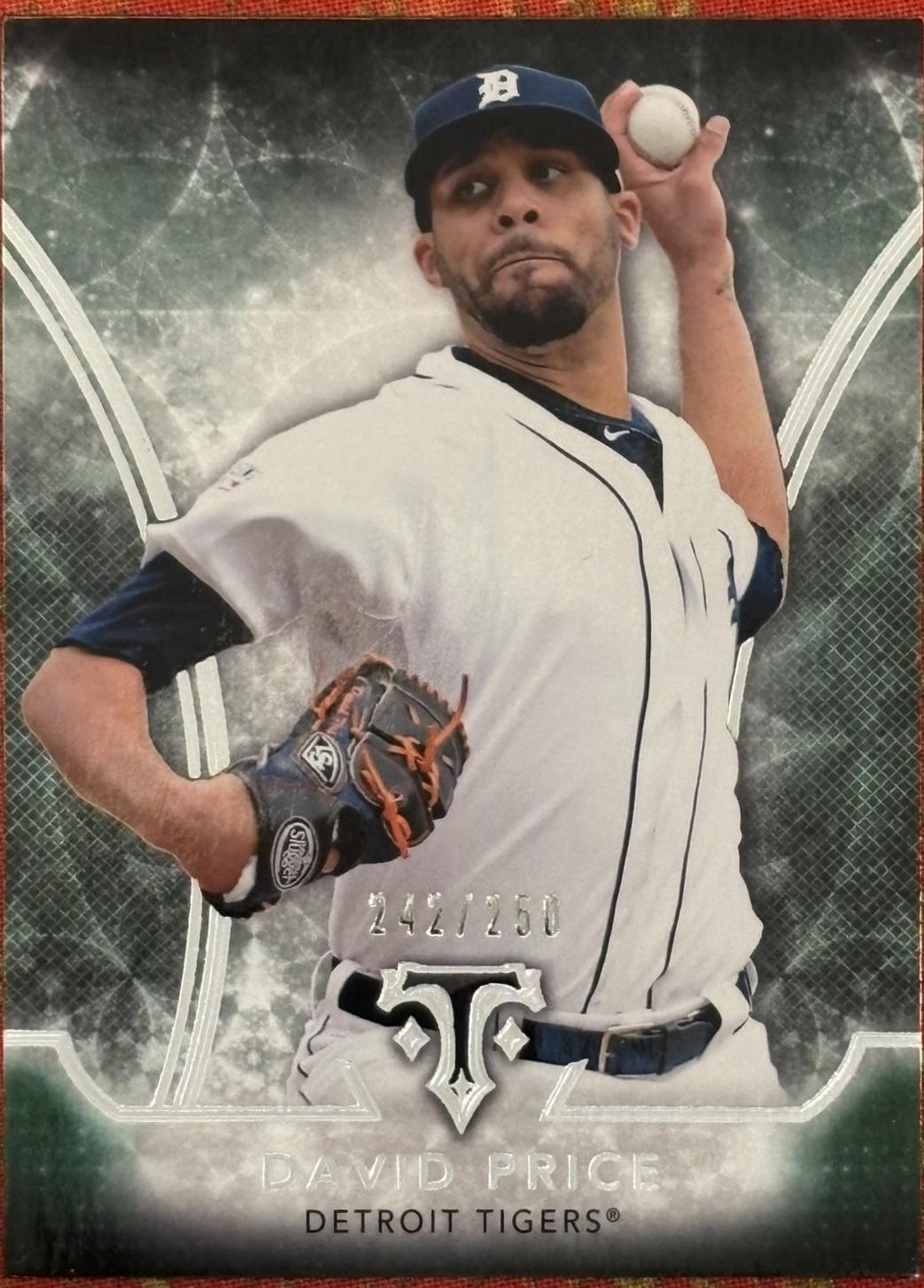 David Price #26 2015 Topps Triple Threads Baseball