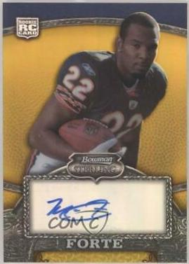 Matt Forte [Gold Rookie Autograph] #149