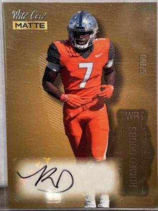 Romeo Doubs #MB-A 2022 Wild Card Matte Autographs Football