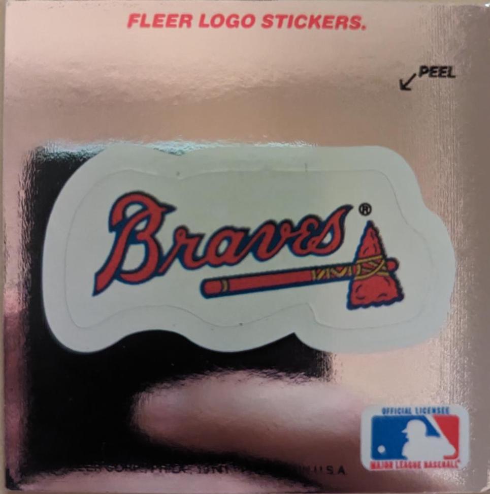 Atlanta Braves Baseball Cards 1991 Ultra Team Stickers