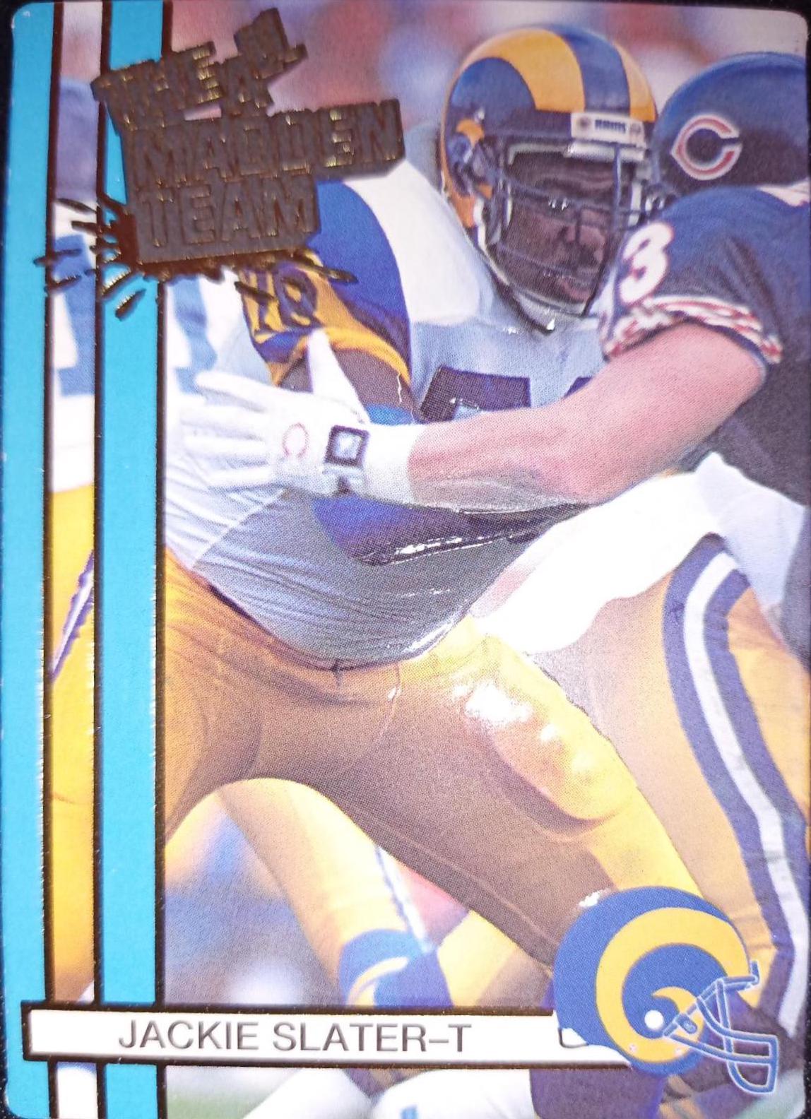 Jackie Slater #10 Football Cards 1990 Action Packed All Madden