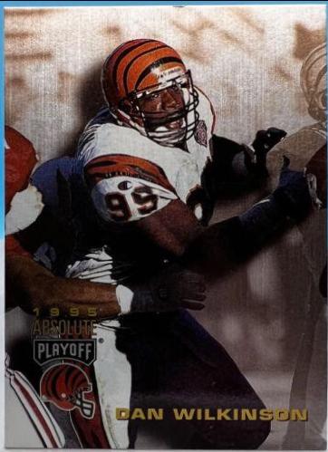 Dan Wilkinson #30 Football Cards 1995 Playoff Absolute