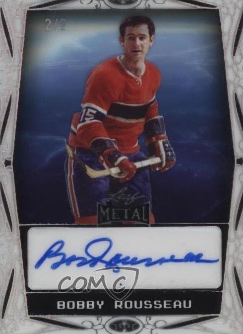 Bobby Rousseau [Silver PETG Acetate] #BA-BR1 Prices | 2024 Leaf Metal ...