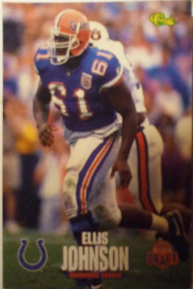 Ellis Johnson #15 Football Cards 1995 Classic NFL Rookies