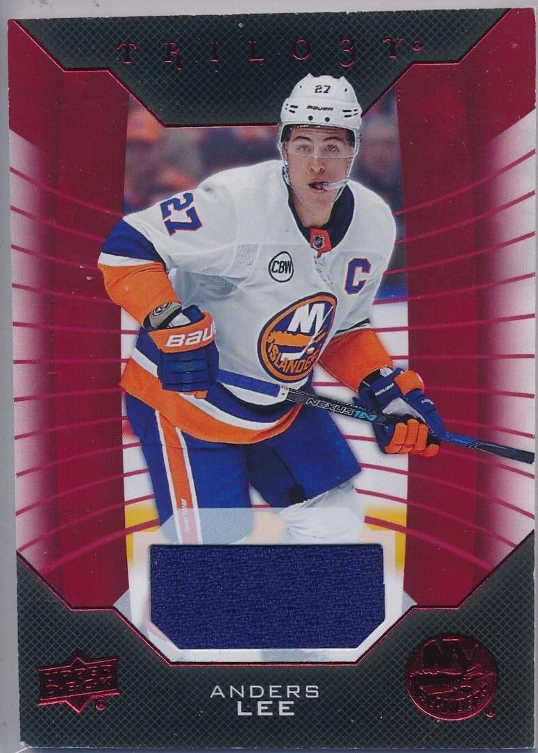 Anders Lee #13 Hockey Cards 2019 Upper Deck Trilogy