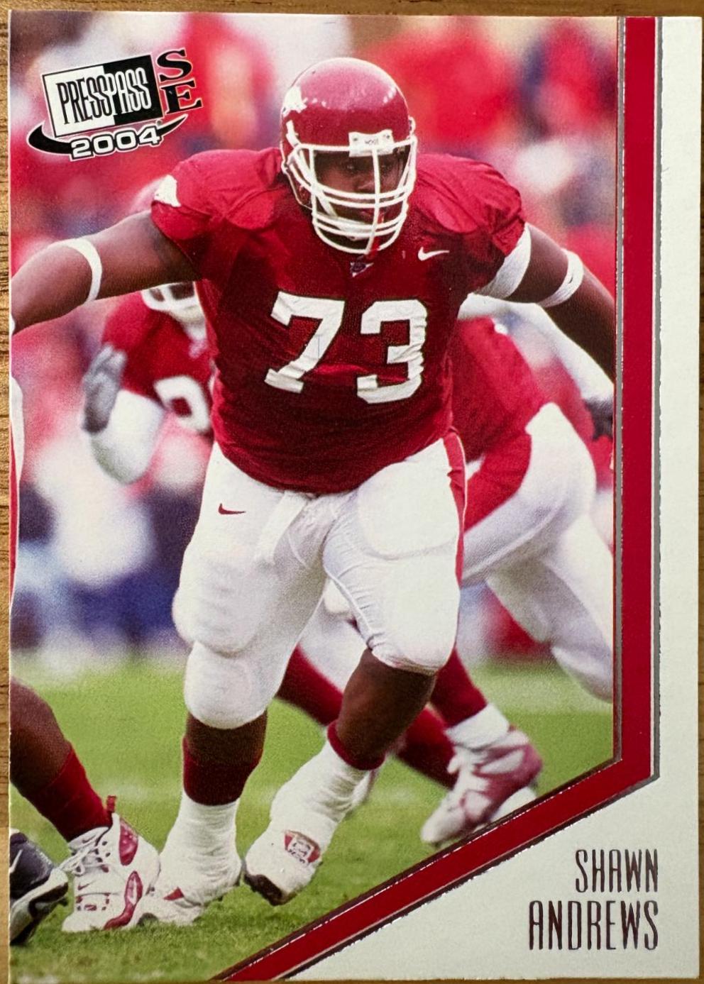 Shawn Andrews #1 2004 Press Pass Se Football