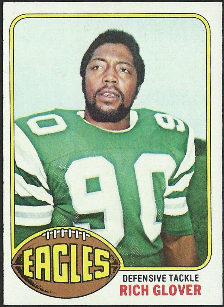 Rich Glover #121 Football Cards 1976 Topps