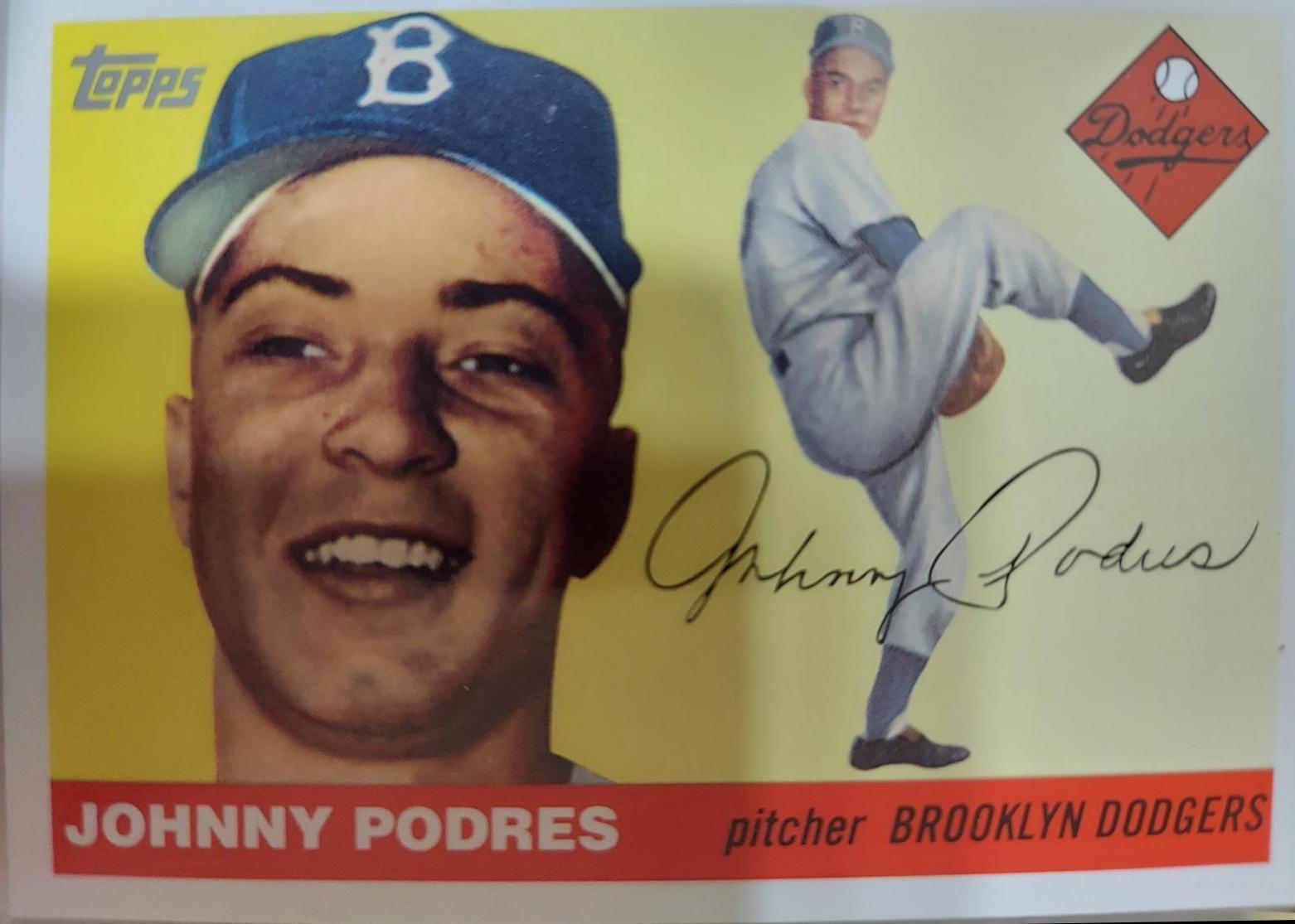 Johnny Podres #DB-JP Baseball Cards 2005 Topps Dem Bums