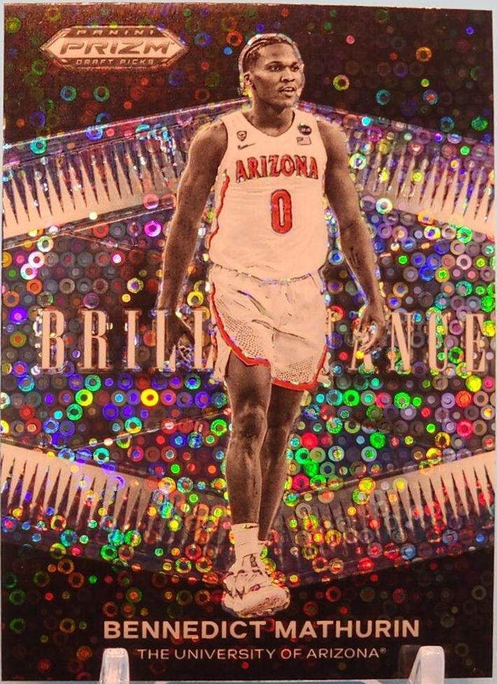 Bennedict Mathurin #BR-BM Basketball Cards 2022 Panini Prizm Draft Picks Brilliance