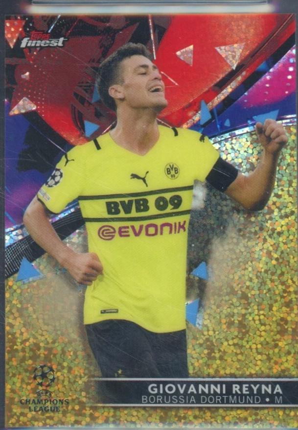 Giovanni Reyna [Gold Speckle] #56 Prices | 2021 Topps Finest UEFA ...