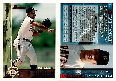 Micah Franklin #39 Baseball Cards 1995 Bowman